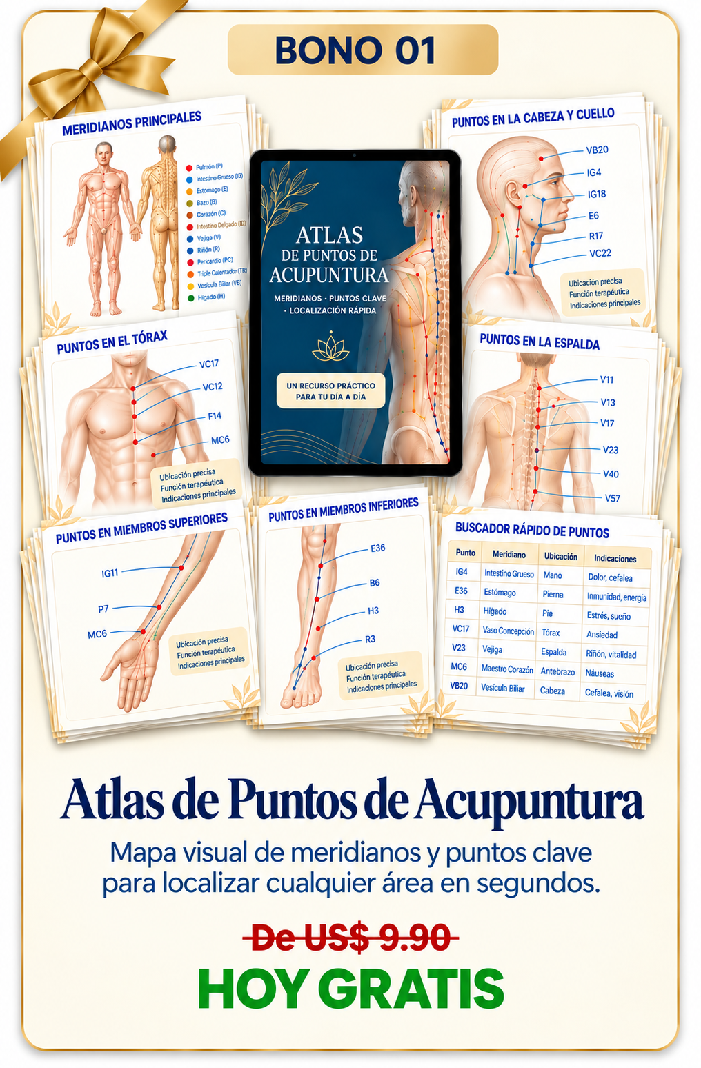 BONO 1 · Atlas de puntos de acupuntura